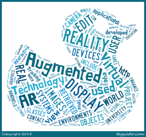 AR Tagxedo created from words in http://en.wikipedia.org/wiki/Augmented_reality